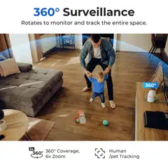 Imilab C40 4K WiFi -valvontakamera sisäkäyttöön CMSXJ112A - 17