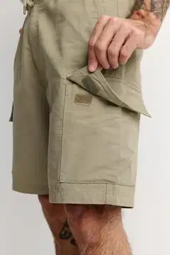 Finlayson miesten cargoshortsit ripstop - Green - 4