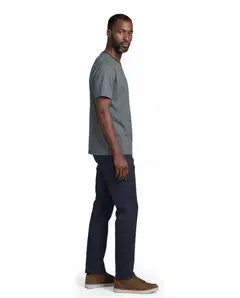 London Fog miesten t-paita mikroprint 194L292605 - Navy Blazer - 4