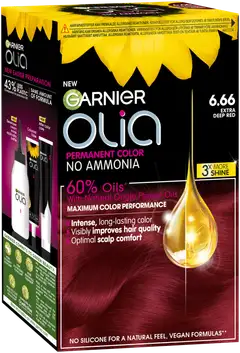 Garnier Olia 6.66 Carmin kestoväri 174ml - 2