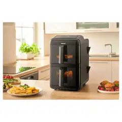 SENCOR Dual Air Fryer kiertoilmakypsennin SFR 1250BK - 12