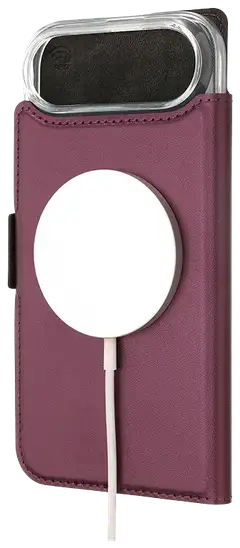 Wave MagSafe -yhteensopiva Book Case, Apple iPhone Air, Smoky Sangria - 2