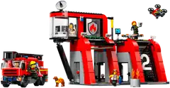 LEGO City Fire 60414 Paloasema ja paloauto - 4