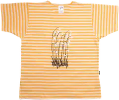 Pikkupuoti naisten t-paita Suovilla - kelta/valko - 1