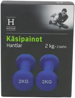 House käsipainot neopreeni 2 x 2kg - 1