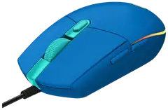 Logitech pelihiiri Lightsync G203 sininen - 4