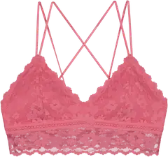 WKLY. naisten pitsibralette 211W082627 - Pink carnation - 1