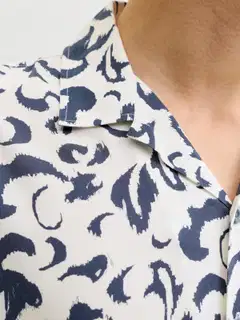 JJ REBEL miesten kauluspaita Jrebblossom - Folkstone Gray - 6