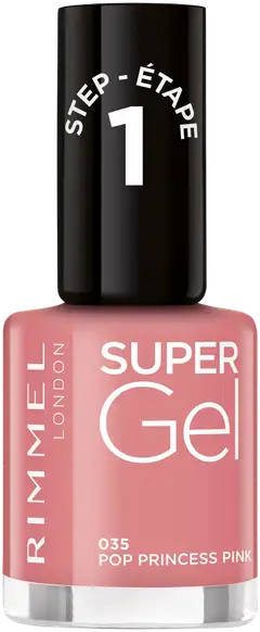 Rimmel Super Gel 035 Pop Princess Pink kynsilakka 12 ml - 1