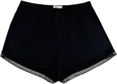 TEX naisten pyjamashortsit I969967 - BLACK 1 - 1