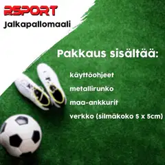 2 x ProSport jalkapallomaali official 366 x 183 cm - 4