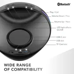 MusicSound Bluetooth kaiutin Vora musta - 6