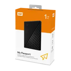 WD My Passport ulkoinen kiintolevy 1TB  HDD USB3.0 USB2.0 - 1