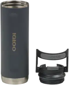 Igloo Flip'n'Sip 591 ml -termospullo tummanharmaa - 3