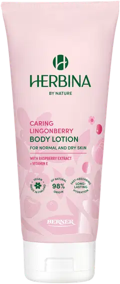 Herbina 200ml vartalovoide Caring Lingonberry - 1
