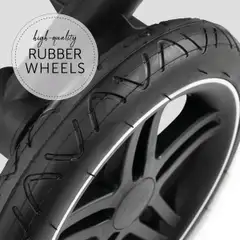 Hauck tuplarattaat Atlantic Twin harmaa - 29