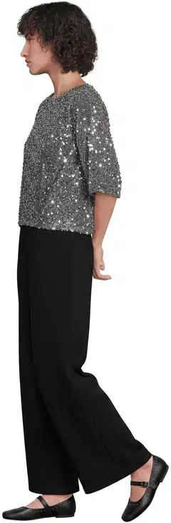 House naisten juhlapusero Glitter 213H264031 - silver - 3