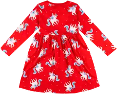 Ciraf lasten joulumekko 25TC254021 - unicorn aop - 2