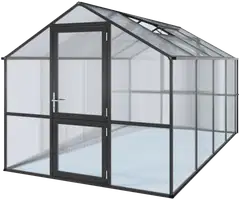 Kreative Gartentechnik kasvihuone Rose IV 10 m2 antrasiitinharmaa - 1