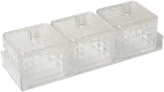 House säilytysrasiat 3 kpl tarjottimella - 1