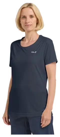 Jack Wolfskin naisten t-paita Tech - Midnight Sky - 4