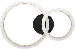 EGLO kattovalaisin Calliera LED 12W 42x30 cm musta/messinki - 2