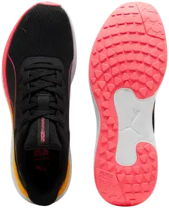 Puma Reflect Lite naisten juoksujalkine - PUMA Black-Sun Stream - 2