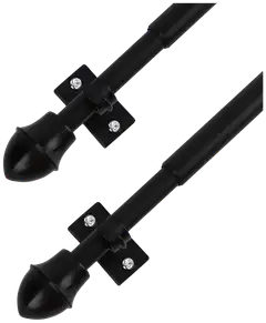 Ihanin verhotanko Cafe musta 125-220cm 10-12mm - 2