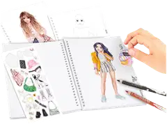 TOPModel taskuvärityskirja, Miju & Christy - 4