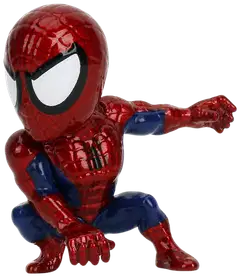 Jada Marvel Spider-Man, keräilyhahmot 6,5 cm, metallivalettu (die-cast), neljä erilaista, myydään yksittäin - 6