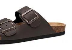 Linear miesten pistokassandaali Eli Basic Brown - Dark brown - 6