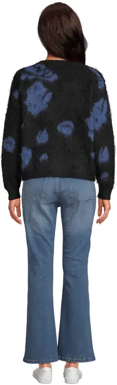 WKLY. naisten väljä intarsia-neulepusero, villasekoite 213W312685 - MULTI COLOR - 3