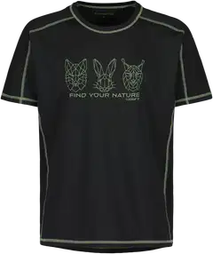 Luode12 miesten t-paita 204L112657 - BLACK - 1