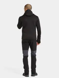 Didriksons miesten hupullinen fleecetakki Acke - BLACK - 5