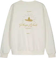 WKLY. miesten collegepusero Playa Norte - Off white - 2