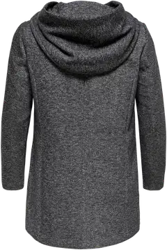 ONLY CARMAKOMA naisten kangastakki Carsedona - Dark Grey Melange - 2