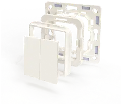 Shelly BLU Seinäkytkin 4 ZB valkoinen - 3