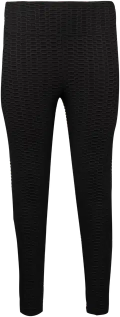 House naisten kuviolliset push-up leggingsit 222HP30624, D-mitoitus - Black - 1