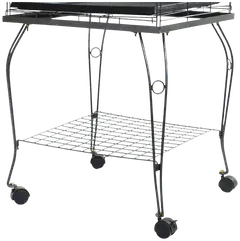 Trekker lintuhäkki 51x51x139 cm musta - 3