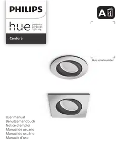 Philips Hue upotettava Centura -kohdevalaisin 4.2W 2000-6500K 400LM pieni alumiini - 3