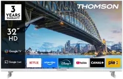 Thomson 32" HD Ready Google TV 32HG2S15W valkoinen - 1