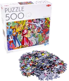 Tactic Palapeli Puzzle Lovers Vintage Paper Dolls 500 palaa - 2