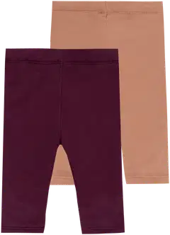 Ciraf vauvojen collegeleggingsit Sydän 250B262927 2-pack - Fig & Cork - 2