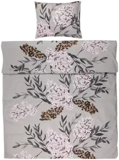 Pentik Joulun Hetki pussilakanasetti 150x210 cm + 50x60 cm harmaa - 2