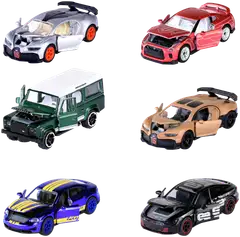 Majorette Showroom Deluxe auto, metallivalettu (die-cast), 7,5 cm, 1:64, useita erilaisia, lajitelma, myydään yksittäin - 2