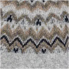 TEX naisten intarsia-neulepusero I997010 - GREY CHINE LIGHT - 2