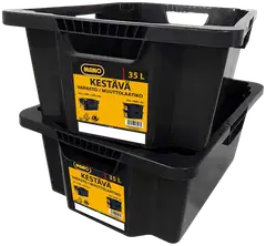 MANO varasto/muuttolaatikko 35 l musta - 3