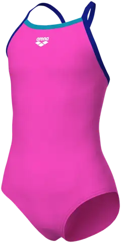 arena lasten uimapuku Light Drop Solid - Shocking Pink-Eyeblush - 6