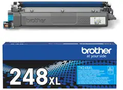 Brother laservärikasetti TN248XLC XL sininen - 5