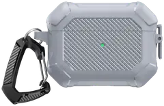 Wave Rugged Suojakotelo, Apple AirPods Pro 3 (2025), Vaaleanharmaa - 2